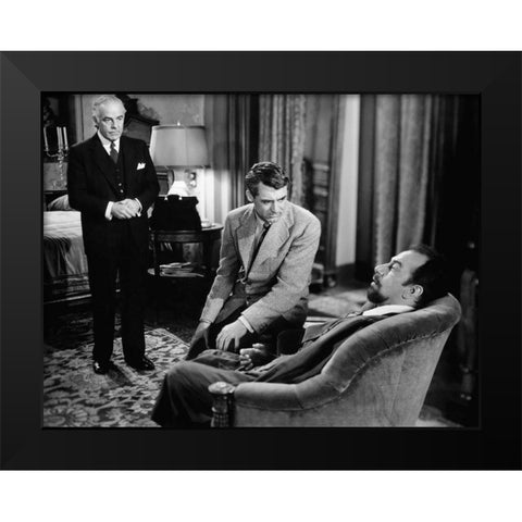 Cary Grant Black Modern Wood Framed Art Print by Hollywood Photo Archive