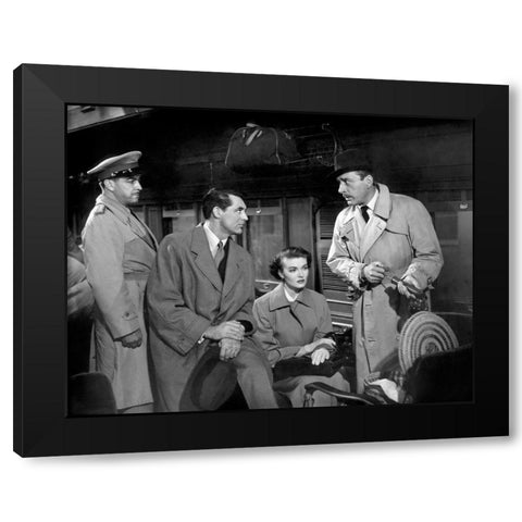 Cary Grant Black Modern Wood Framed Art Print by Hollywood Photo Archive