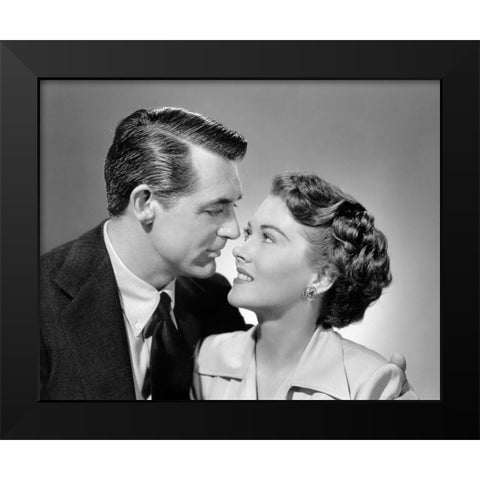 Cary Grant Black Modern Wood Framed Art Print by Hollywood Photo Archive