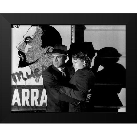 Cary Grant Black Modern Wood Framed Art Print by Hollywood Photo Archive