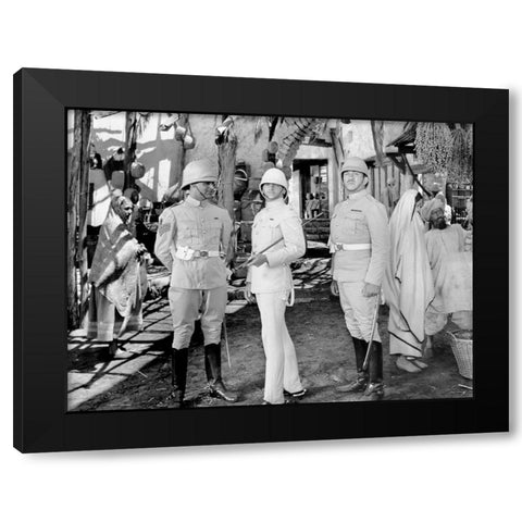 Cary Grant  - Gunga Din Black Modern Wood Framed Art Print by Hollywood Photo Archive
