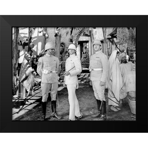 Cary Grant  - Gunga Din Black Modern Wood Framed Art Print by Hollywood Photo Archive
