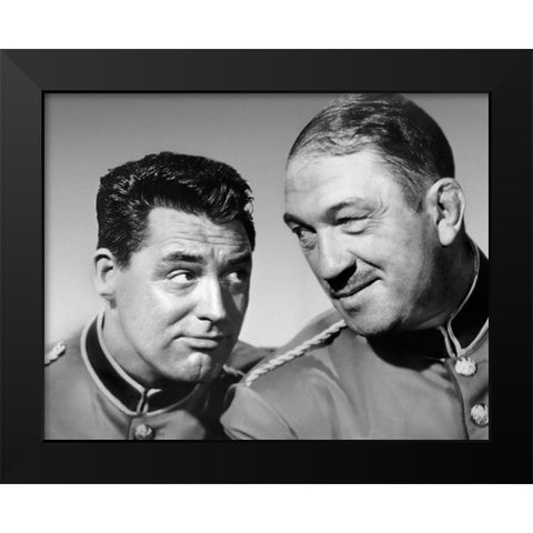 Cary Grant  - Gunga Din Black Modern Wood Framed Art Print by Hollywood Photo Archive