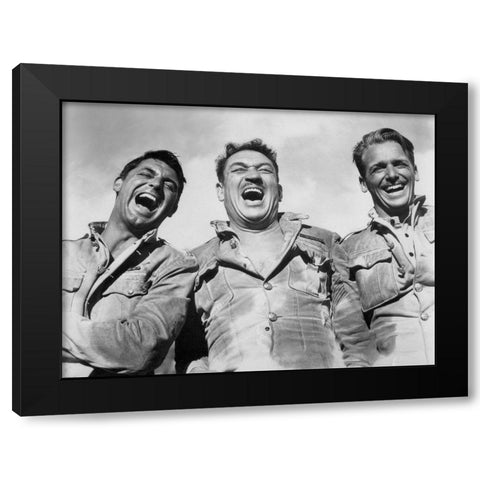 Cary Grant  - Gunga Din Black Modern Wood Framed Art Print by Hollywood Photo Archive