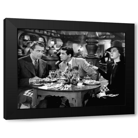 Cary Grant - His Girl Friday Black Modern Wood Framed Art Print by Hollywood Photo Archive