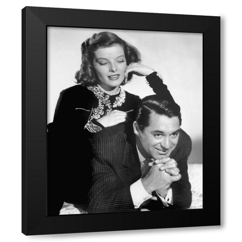 Cary Grant Black Modern Wood Framed Art Print by Hollywood Photo Archive