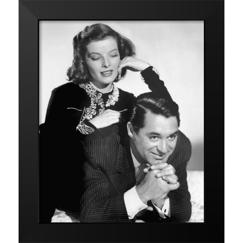Cary Grant Black Modern Wood Framed Art Print by Hollywood Photo Archive