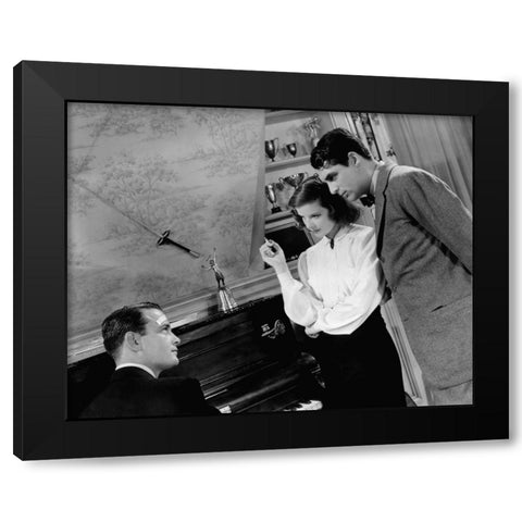 Cary Grant Black Modern Wood Framed Art Print by Hollywood Photo Archive
