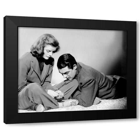 Cary Grant Black Modern Wood Framed Art Print by Hollywood Photo Archive