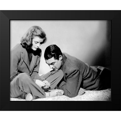 Cary Grant Black Modern Wood Framed Art Print by Hollywood Photo Archive