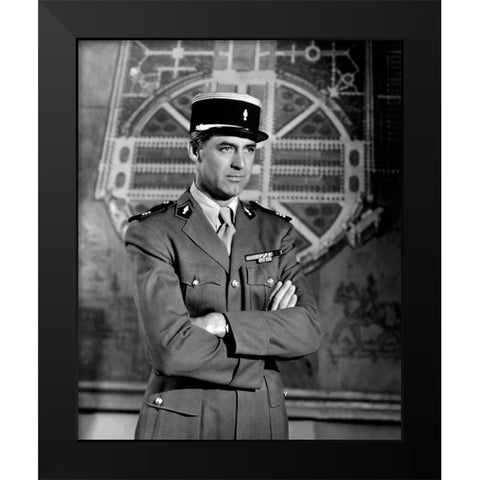 Cary Grant - I Was A Male War Bride Black Modern Wood Framed Art Print by Hollywood Photo Archive