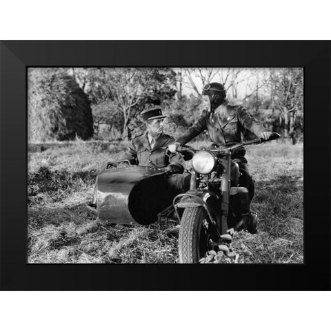 Cary Grant - I Was A Male War Bride Black Modern Wood Framed Art Print by Hollywood Photo Archive