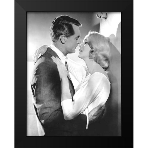 Cary Grant - North By Northwest Black Modern Wood Framed Art Print by Hollywood Photo Archive