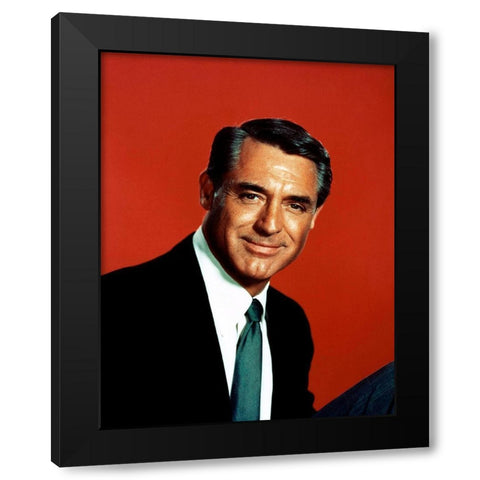 Cary Grant - North By Northwest Black Modern Wood Framed Art Print by Hollywood Photo Archive