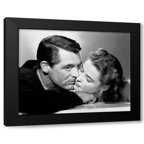 Cary Grant Black Modern Wood Framed Art Print by Hollywood Photo Archive