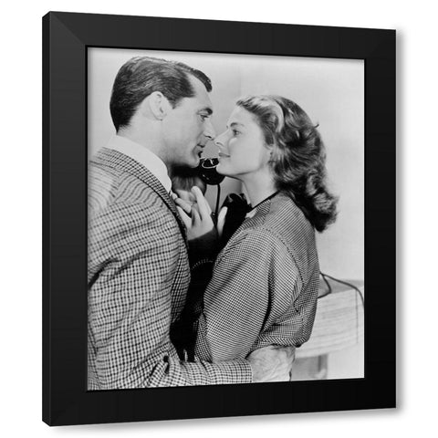 Cary Grant Black Modern Wood Framed Art Print by Hollywood Photo Archive