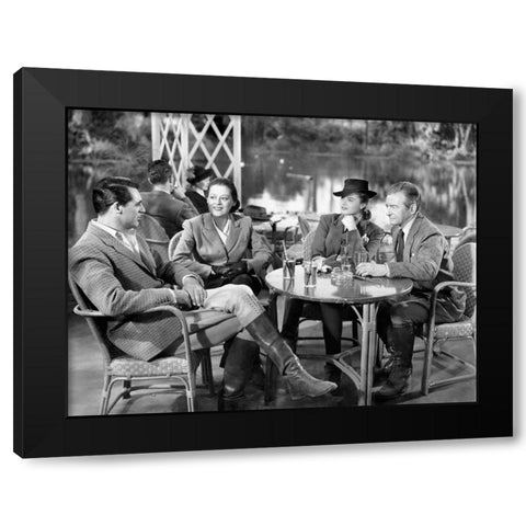 Cary Grant Black Modern Wood Framed Art Print by Hollywood Photo Archive