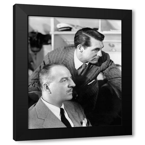 Cary Grant Black Modern Wood Framed Art Print with Double Matting by Hollywood Photo Archive