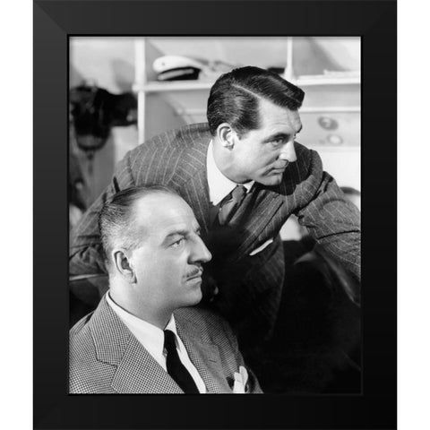 Cary Grant Black Modern Wood Framed Art Print by Hollywood Photo Archive