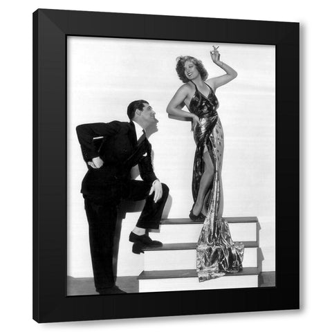 Cary Grant Black Modern Wood Framed Art Print by Hollywood Photo Archive