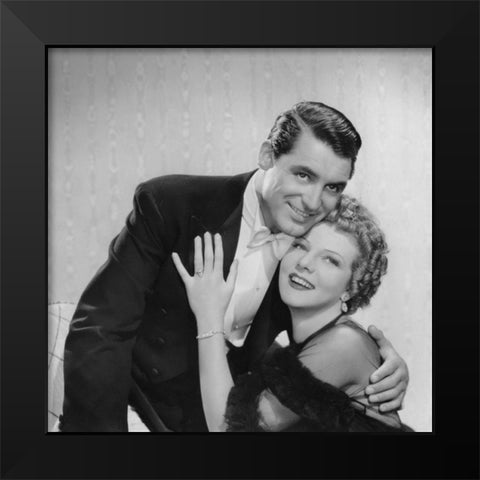 Cary Grant Black Modern Wood Framed Art Print by Hollywood Photo Archive