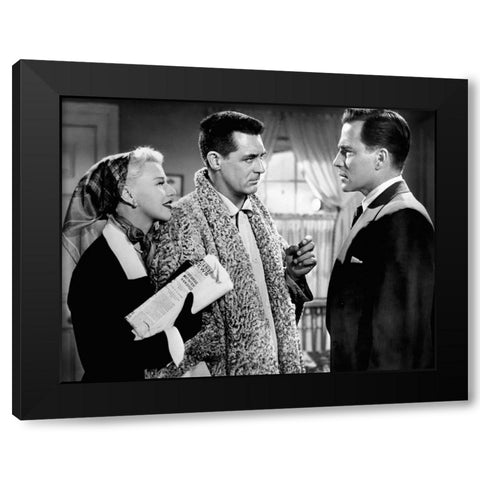 Cary Grant Black Modern Wood Framed Art Print with Double Matting by Hollywood Photo Archive