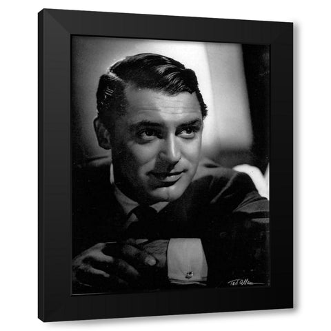 Cary Grant Black Modern Wood Framed Art Print by Hollywood Photo Archive