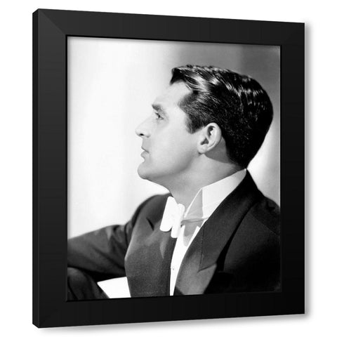 Cary Grant Black Modern Wood Framed Art Print with Double Matting by Hollywood Photo Archive