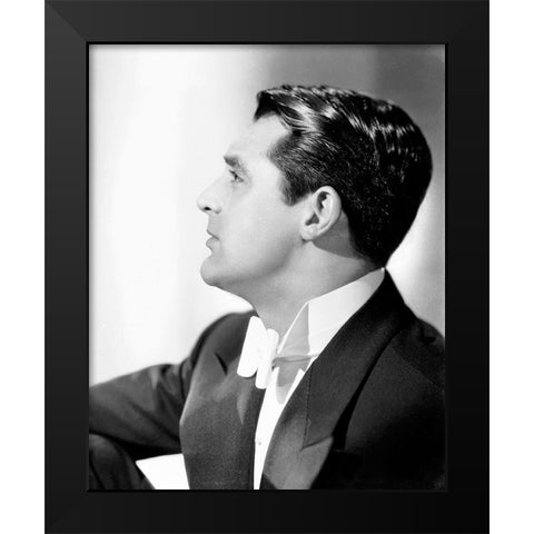Cary Grant Black Modern Wood Framed Art Print by Hollywood Photo Archive