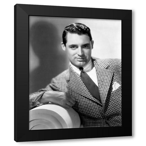 Cary Grant Black Modern Wood Framed Art Print by Hollywood Photo Archive