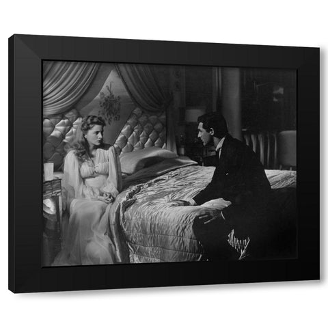 Cary Grant Black Modern Wood Framed Art Print by Hollywood Photo Archive