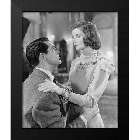 Cary Grant Black Modern Wood Framed Art Print by Hollywood Photo Archive
