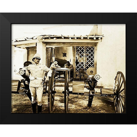 Cary Grant - Gunga Din Black Modern Wood Framed Art Print by Hollywood Photo Archive