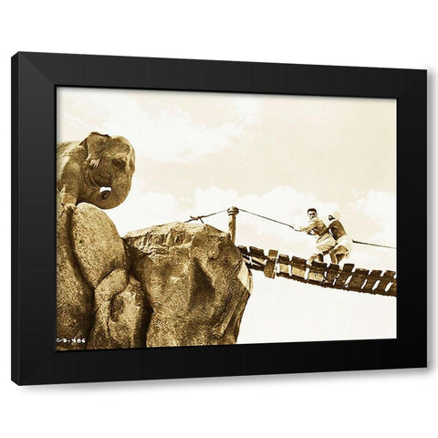 Cary Grant - Gunga Din Black Modern Wood Framed Art Print by Hollywood Photo Archive