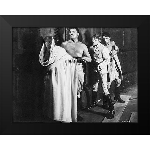 Cary Grant - Gunga Din Black Modern Wood Framed Art Print by Hollywood Photo Archive