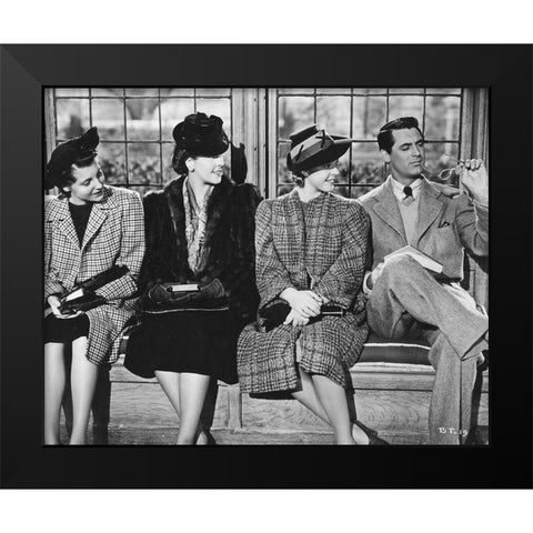 Cary Grant - Suspicion Black Modern Wood Framed Art Print by Hollywood Photo Archive