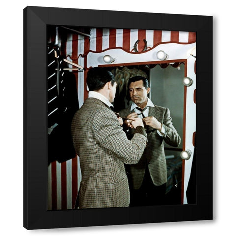 Cary Grant Black Modern Wood Framed Art Print by Hollywood Photo Archive
