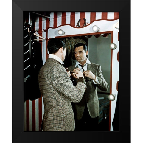 Cary Grant Black Modern Wood Framed Art Print by Hollywood Photo Archive