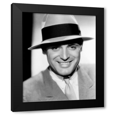 Cary Grant Black Modern Wood Framed Art Print by Hollywood Photo Archive