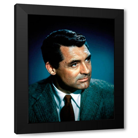 Cary Grant Black Modern Wood Framed Art Print by Hollywood Photo Archive