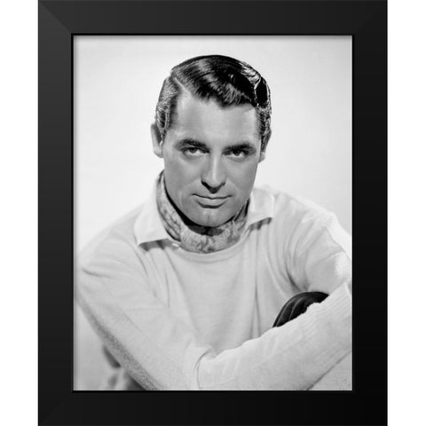 Cary Grant Black Modern Wood Framed Art Print by Hollywood Photo Archive