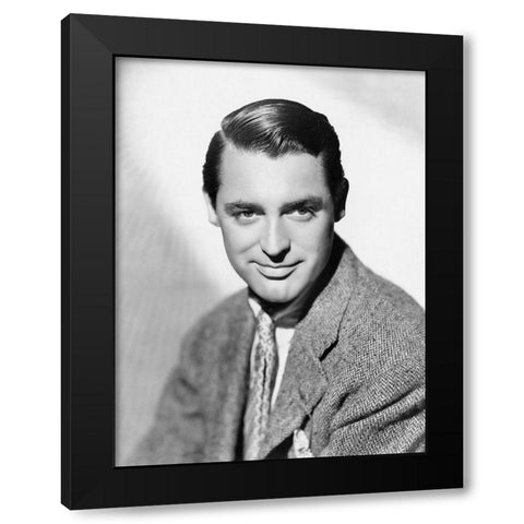 Cary Grant Black Modern Wood Framed Art Print by Hollywood Photo Archive