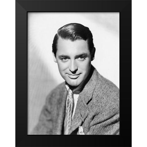 Cary Grant Black Modern Wood Framed Art Print by Hollywood Photo Archive