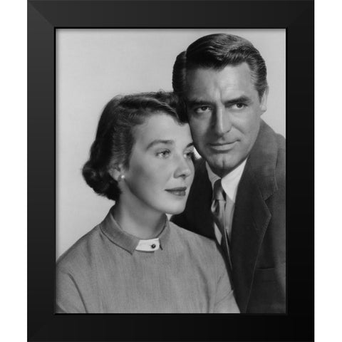 Cary Grant - Room For One More Black Modern Wood Framed Art Print by Hollywood Photo Archive