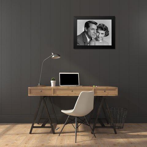 Cary Grant - Room For One More Black Modern Wood Framed Art Print by Hollywood Photo Archive