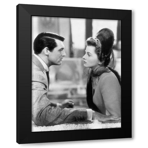 Cary Grant - Suspicion Black Modern Wood Framed Art Print by Hollywood Photo Archive