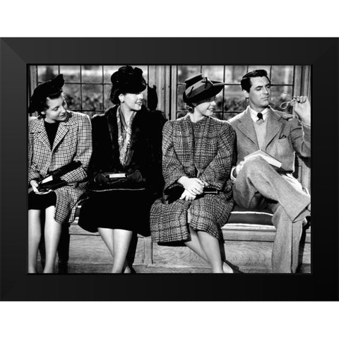 Cary Grant - Suspicion Black Modern Wood Framed Art Print by Hollywood Photo Archive