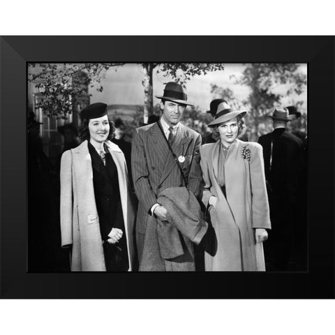 Cary Grant - Suspicion Black Modern Wood Framed Art Print by Hollywood Photo Archive