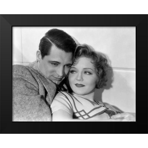 Cary Grant - The Woman Accused Black Modern Wood Framed Art Print by Hollywood Photo Archive