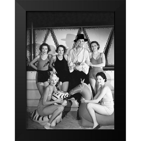 Cary Grant - The Woman Accused Black Modern Wood Framed Art Print by Hollywood Photo Archive